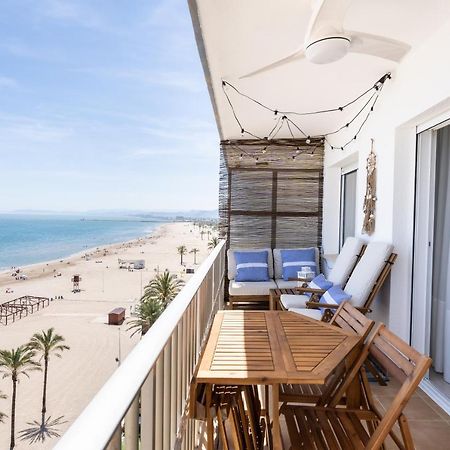 El Acuario - Primera Linea Y Todas Las Ventanas Dan Al Mar Cullera Exterior foto